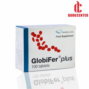 قرص مکمل آهن 18mg و فولیک اسید 0/04mg گلوبیفر پلاس کریوگارد 100 عددی