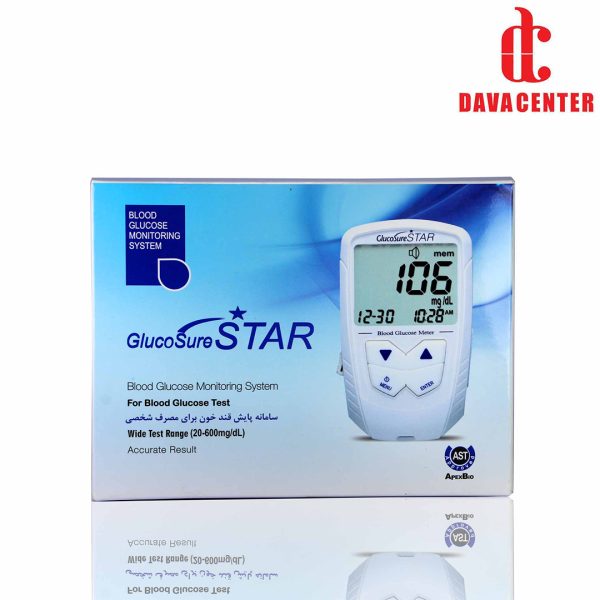 دستگاه تست قند خون با نوار GlucoSure Star اپکس بیو