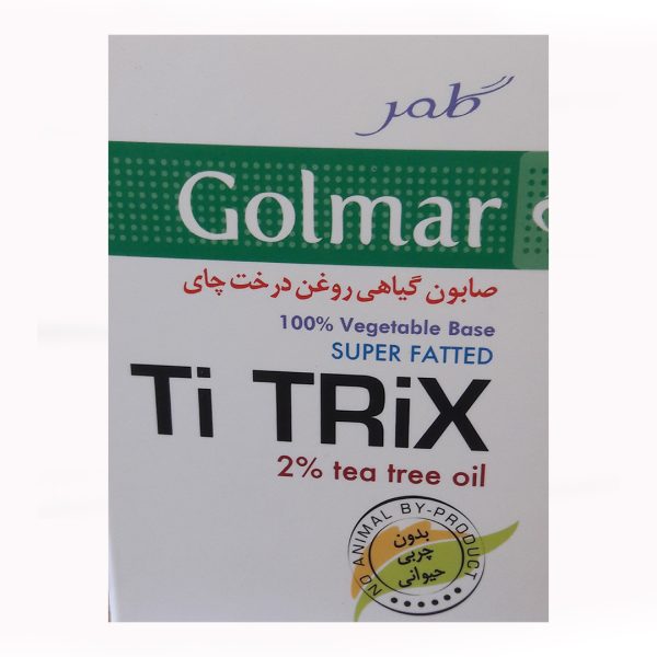 صابون گیاهی روغن درخت چای پوست چرب و آکنه ای Ti Trix گلمر 100gr