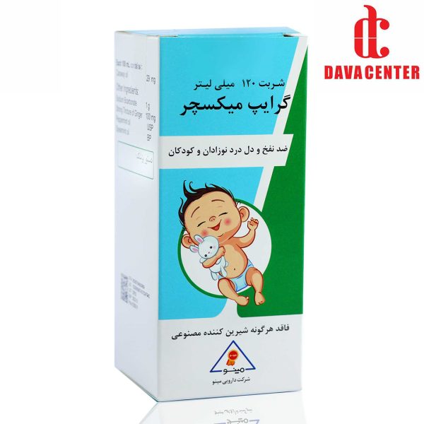 شربت گریپ میکسچر مینو 120ml