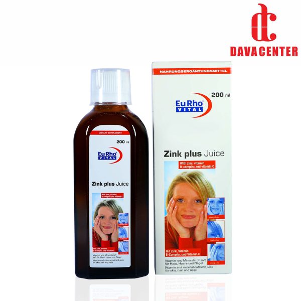 شربت زینک پلاس جوس 5mg یورو ویتال 200ml