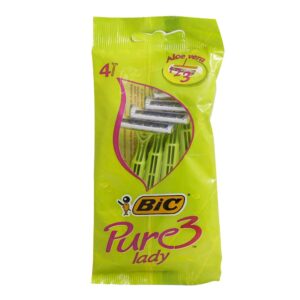 خود تراش سه لبه زنانه Pure 3 Lady بیک 4 عددی