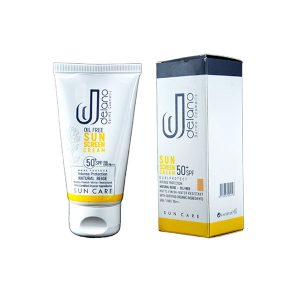 کرم ضد آفتاب +SPF 50 بژ طبیعی فاقد چربی دلانو