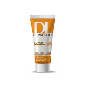 کرم ضد آفتاب +SPF50 شماره 2 بژ طبیعی پوست خشک سان لیفت درمالیفت