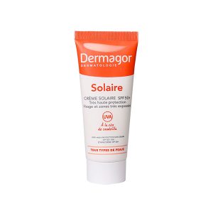 کرم ضد آفتاب +SPF 50 بی رنگ درماگور