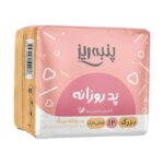 پد روزانه خیلی نازک سایز بزرگ پنبه ریز 20 عددی