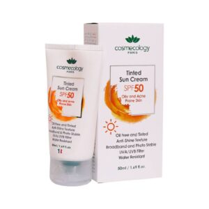 کرم ضدآفتاب رنگی SPF50 فاقد چربی کاسمکولوژی 50 میلی لیتر