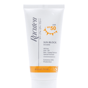 راکوتن کرم ضدآفتاب پوست چرب بي رنگ 50mlSPF50