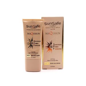 سان سيف ضد آفتاب SPF 50 پرايمر فاقد چربی بژ رزگلد NW20