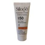 کرم ضد آفتاب +SPF50 بی رنگ پوست خشک و نرمال سیلوژه 40میلی‌لیتر