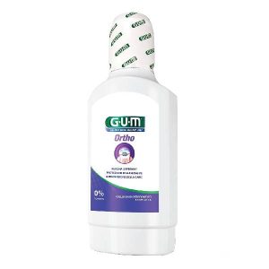 دهانشویه ارتودنسی جی یو ام مدل Ortho حجم 300 میلی لیتر