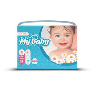 پوشک سایز ۴ حاوی عصاره بابونه مای بیبی ۳۴ عددی