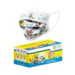 ماسک صورت کودک 3 لايه باب اسفنجی اکسیژن 30 عددی