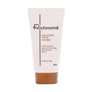 ضد آفتاب SPF 50 بی رنگ ریچموند 40 میلی لیتر