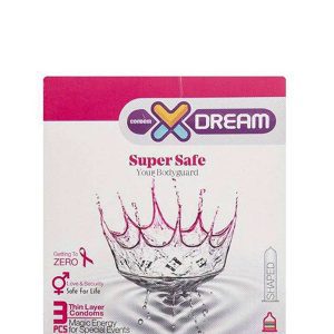 کاندوم بسیار ایمن ایکس دریم XDream مدل Super Safe بسته 3 عددی