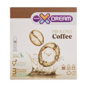 کاندوم قهوه ایکس دریم XDream مدل Coffee بسته 3 عددی