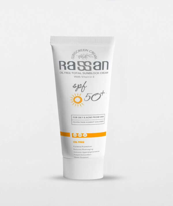 كرم ضد آفتاب فاقد چربی SPF 50 راسن 40 میل