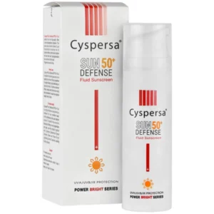 فلوئید ضد آفتاب +SPF50 ضد لک پاور برایت سیسپرسا 50 میلی لیتر