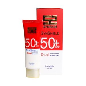 کرم ضد آفتاب ساین شیلد SPF50 بدون رنگ پوست چرب ساین اسکین 50 میلی لیتر