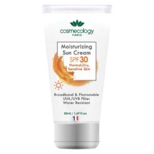 کرم ضد آفتاب مرطوب کننده SPF30 کاسمکولوژی مناسب پوست خشک معمولی و حساس 50 میلی لیتر