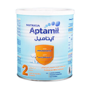 شیرخشک آپتامیل 2 نوتریشیا مناسب 6 تا 12 ماهگی 400 گرم شیر خشک