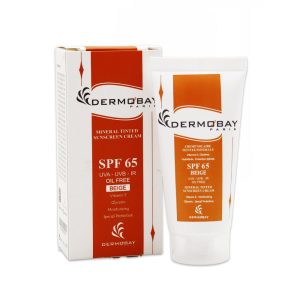 کرم ضد آفتاب SPF65 رنگ بژ درموبای 50 میلی لیتر