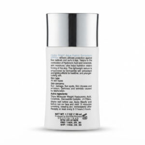 فلوئید ضد آفتاب +SPF50 آکوافیوژن هیدرا برایت برایت مکس 50 میلی لیتر