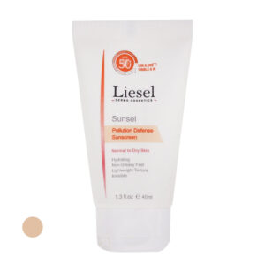 کرم ضد آفتاب +SPF50 پوست نرمال و خشک رنگ بژ طبيعی لایسل 40 میلی لیتر