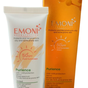 کرم ضد آفتاب رنگی +SPF50 مناسب پوست چرب پيوريانس امونی 50 میلی لیتر