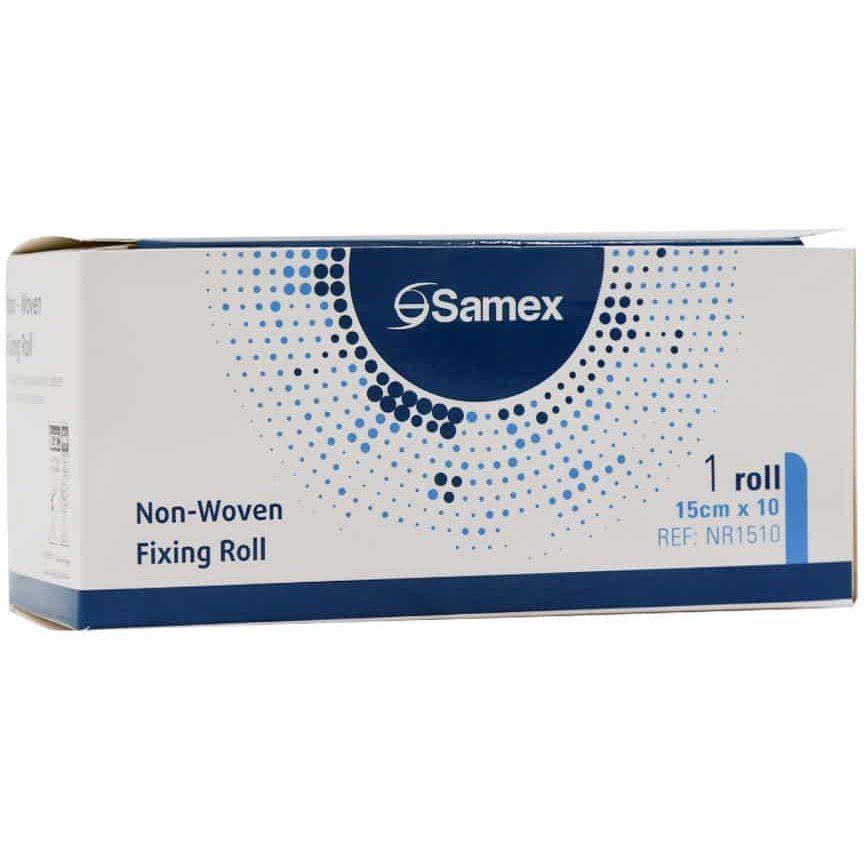 Samex Non-Woven Dressing Roll 15cmx10 پانسمان حصیری ضد آب سامکس – رول ۱۵ در ۱۰ متر