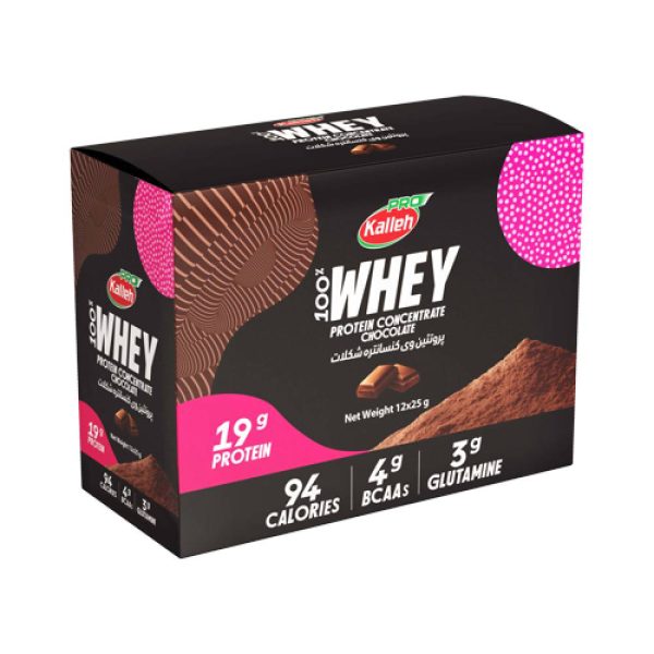 پروتئین وی ساشه شکلاتی کاله 12*25 گرم
