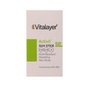 ضد آفتاب +SPF50 استیکی اکتی ویت ویتالیر 15 گرم