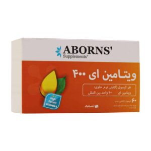 کپسول ویتامین 400E واحد ابورنز 60 عددی