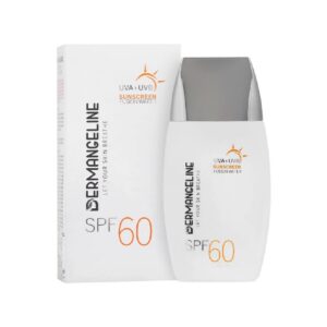 کرم ضد آفتاب SPF60 فیوژن واتر پوست چرب درم انجلین 50 میلی لیتر