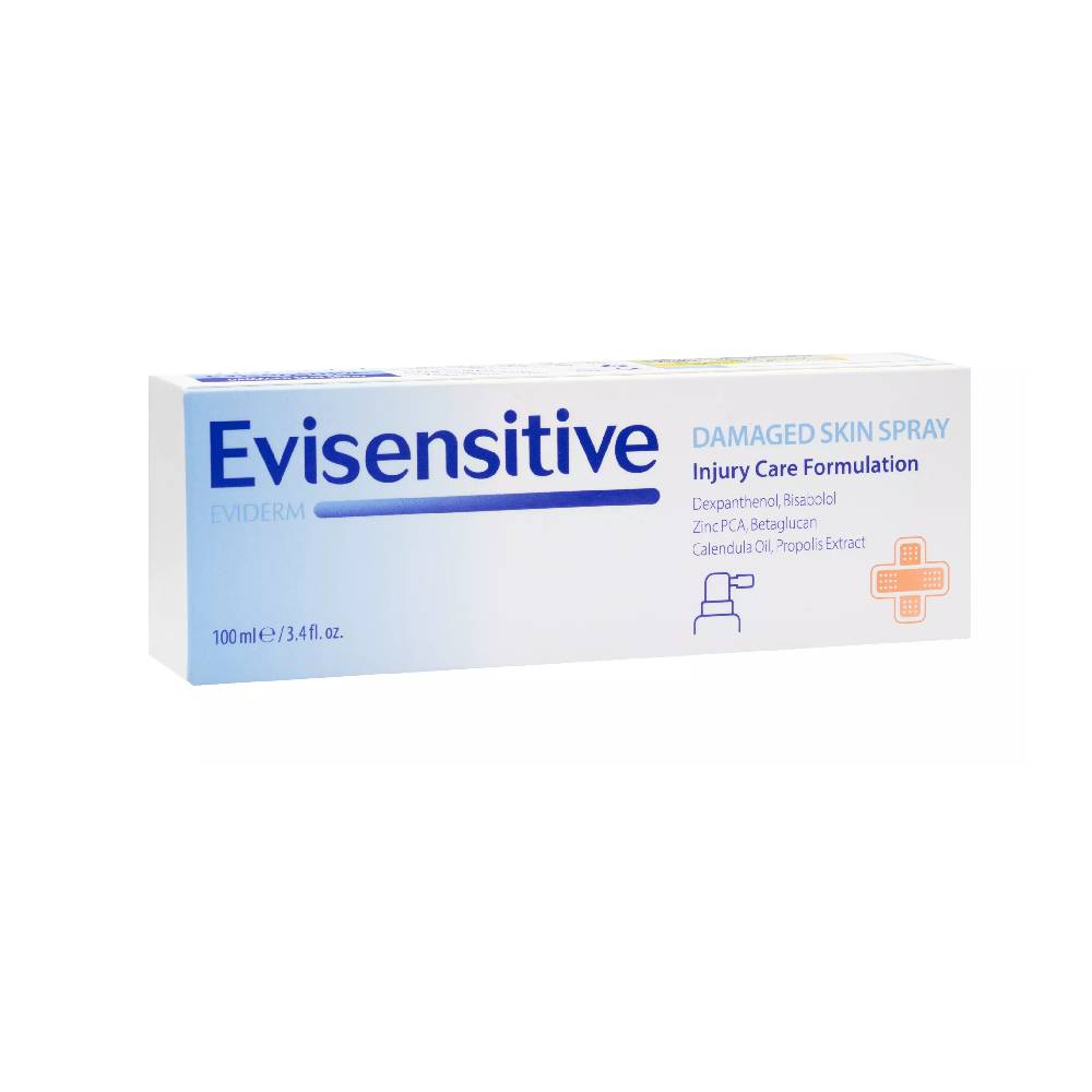 Eviderm اسپری ترمیم کننده اوی سنستیو اویدرم 100 میلی لیتر