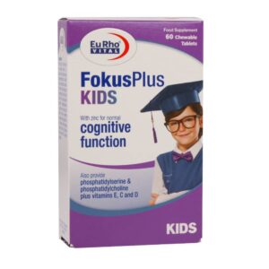 قرص جویدنی فوکوس پلاس کیدز یوروویتال 60 عددی