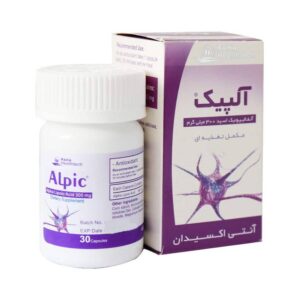 کپسول آلپیک آلفا لیپوئیک اسید 300 میلی گرم رها 30 عددی