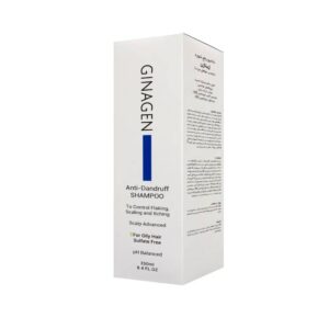 شامپو ضد شوره موهای چرب ژیناژن 250 میلی لیتر