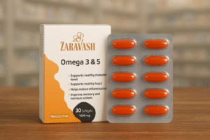 سافت ژل امگا 3 و 5 زراوش 30 عددی دواسنتر