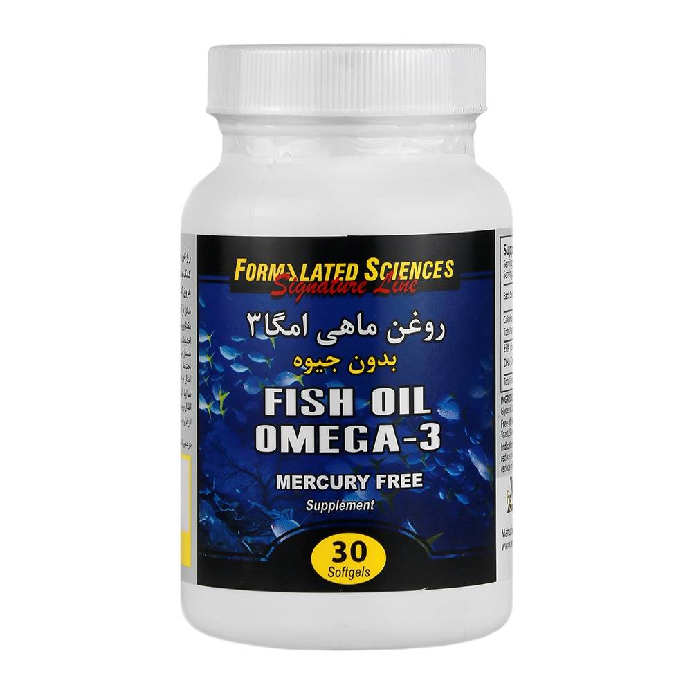 29 کپسول نرم روغن ماهی امگا 3 فرمولیتد ساینسز 30 عددی