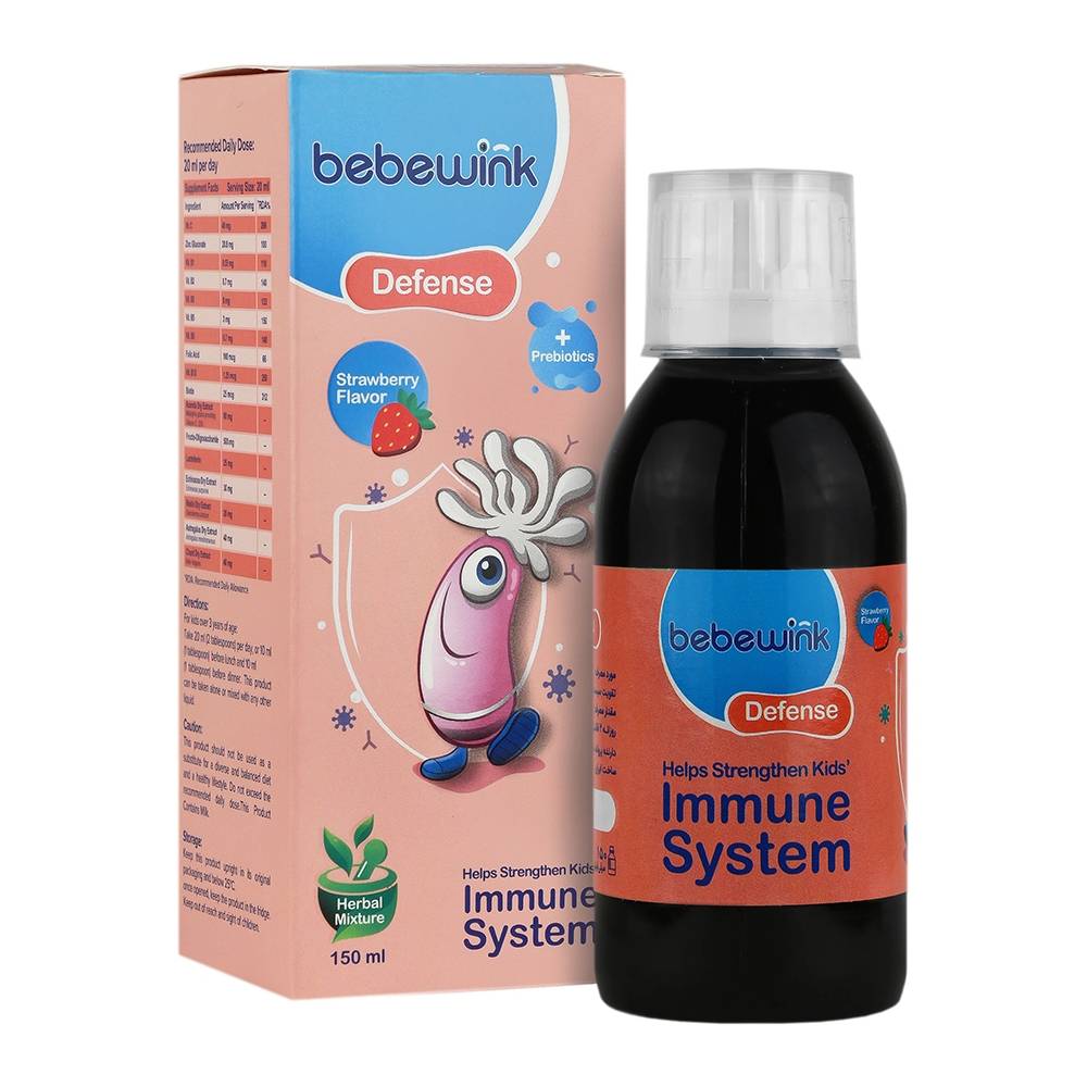 32(1) شربت بب وینک دیفنس عبیدی 150 میلی لیتر