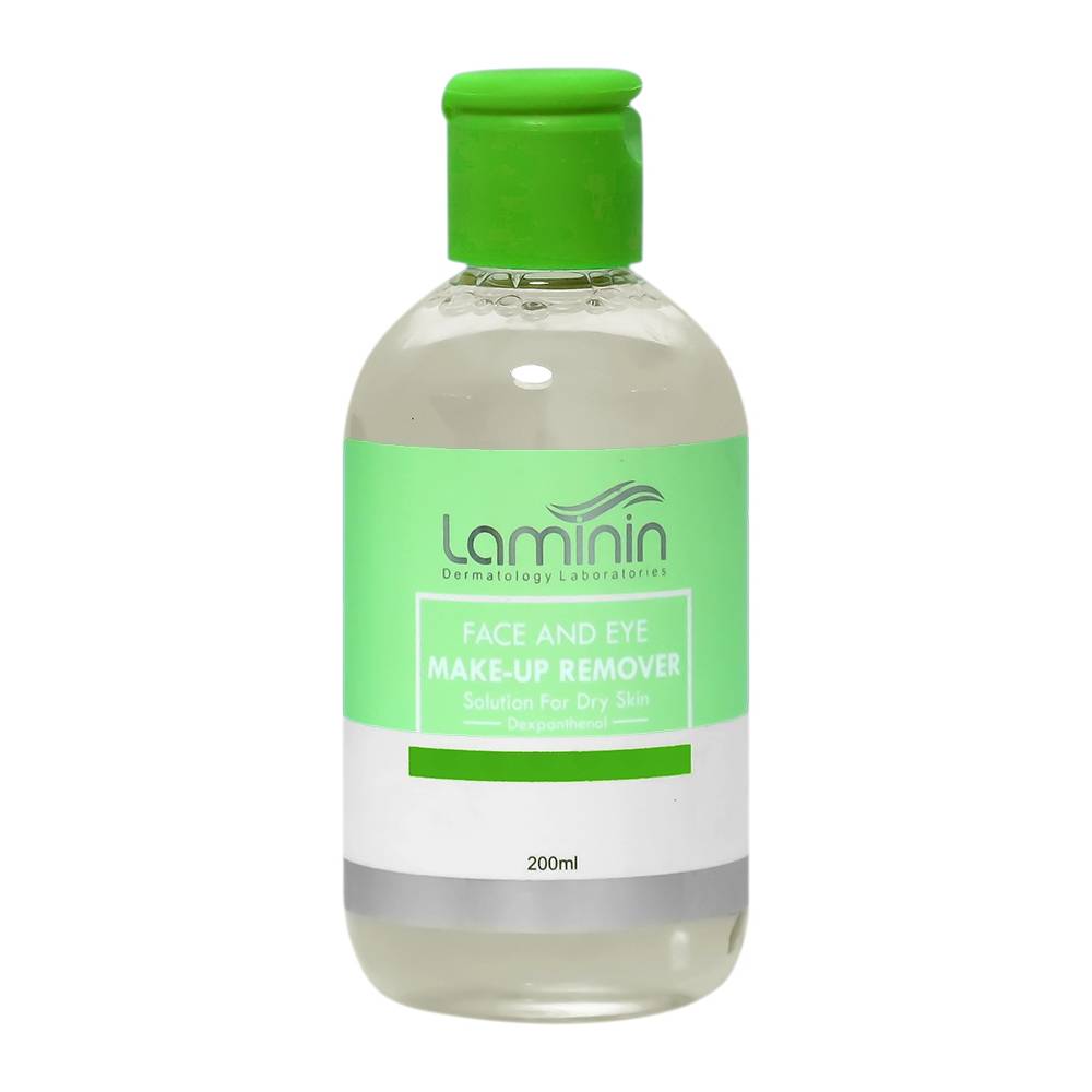 Make Up Remover محلول پاک کننده آرایش مناسب پوست خشک لامینین 200 میلی لیتر