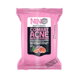 دستمال مرطوب پاک کننده آرایش ضد آکنه نینو 27 عددی