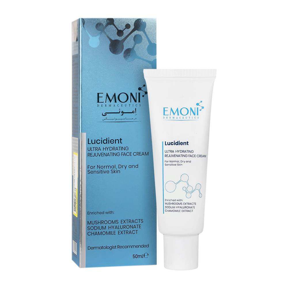 emoni2 کرم مرطوب کننده صورت مناسب پوست خشک و دارای چروک امونی 50 میلی لیتر
