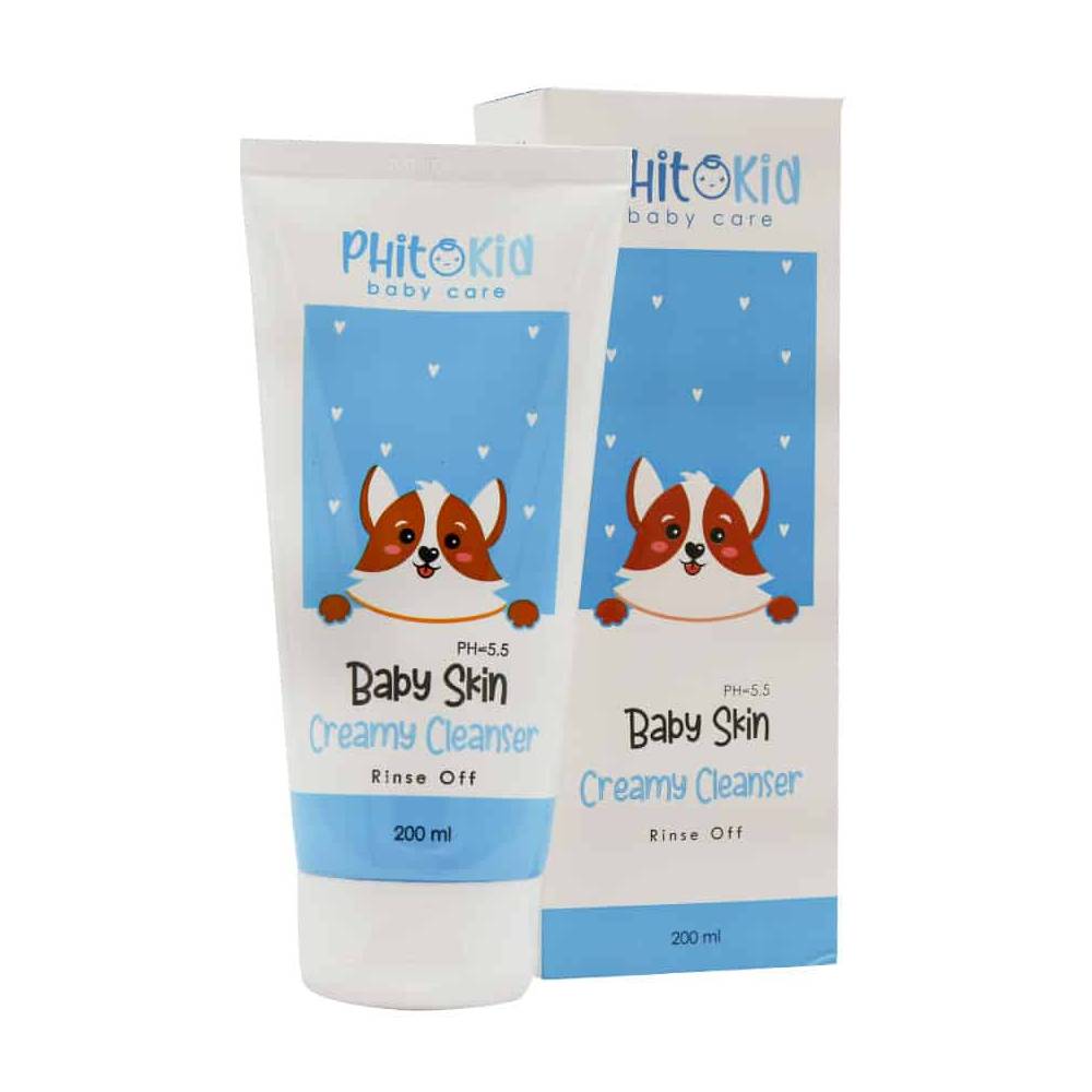 phitokid creamy cleanser شوینده کرمی بدن کودک فیتوکید 200 میلی لیتر