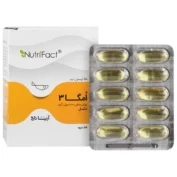 کپسول نرم امگا 3 1000 میلی گرم آریا دارو 50 عدد