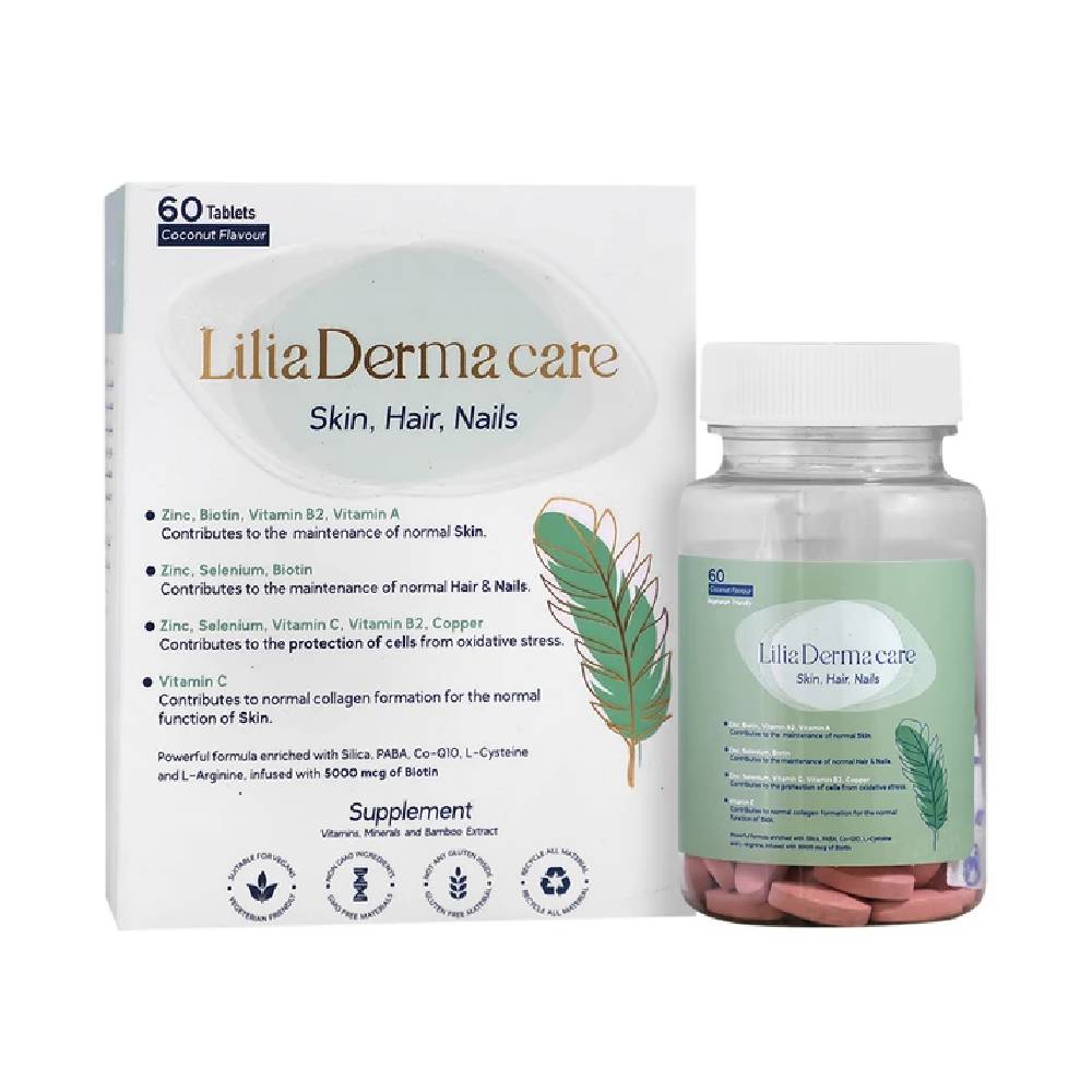 Lilia Dermacare قرص لیلیا درما کر تچرا فارمد 60 عددی