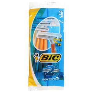 تیغ اصلاح دو لبه پوست حساس 3 عددی