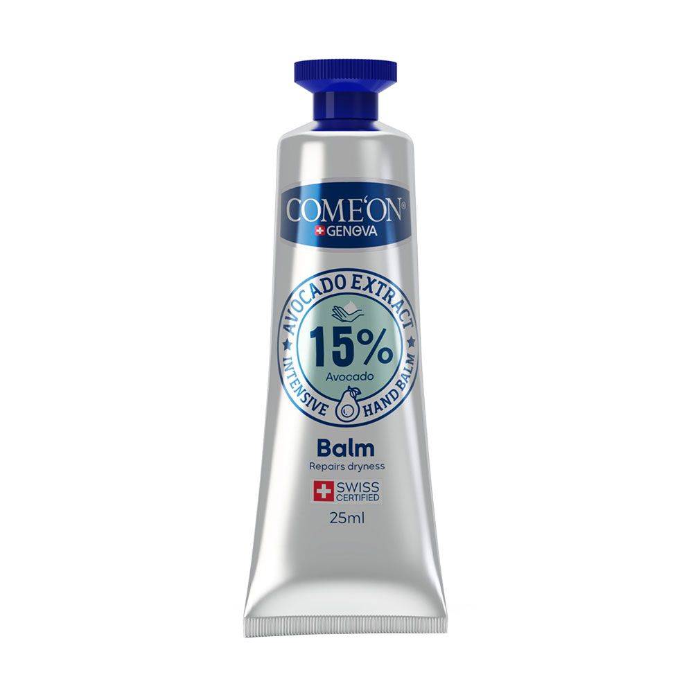 comeon hand balm کامان بالم دست آووکادو ترمیم کننده 25 میلی لیتر