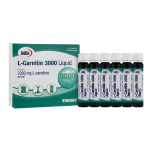 ویال خوراکی ال کارنیتین 3000 میلی گرم یوروویتال 6 عددی